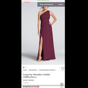 Beautiful burgundy/wine gown